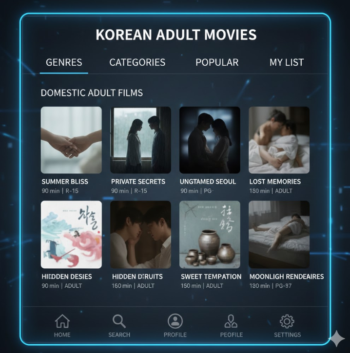 한국야동 카테고리 화면 예시 한국야동 카테고리 화면 예시