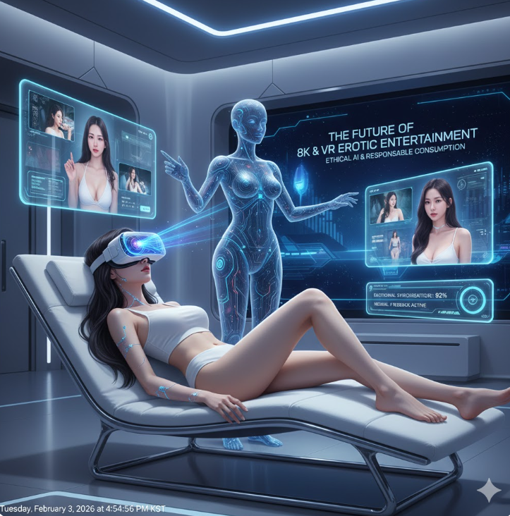AI 업스케일링과 VR 기술이 결합한 미래형 콘셉트 아트는 사용자가 단순 시청을 넘어 가상 현실 속에서 콘텐츠를 경험하게 될 것임을 시사합니다 AI 업스케일링과 VR 기술이 결합한 미래형 콘셉트 아트는 사용자가 단순 시청을 넘어 가상 현실 속에서 콘텐츠를 경험하게 될 것임을 시사합니다