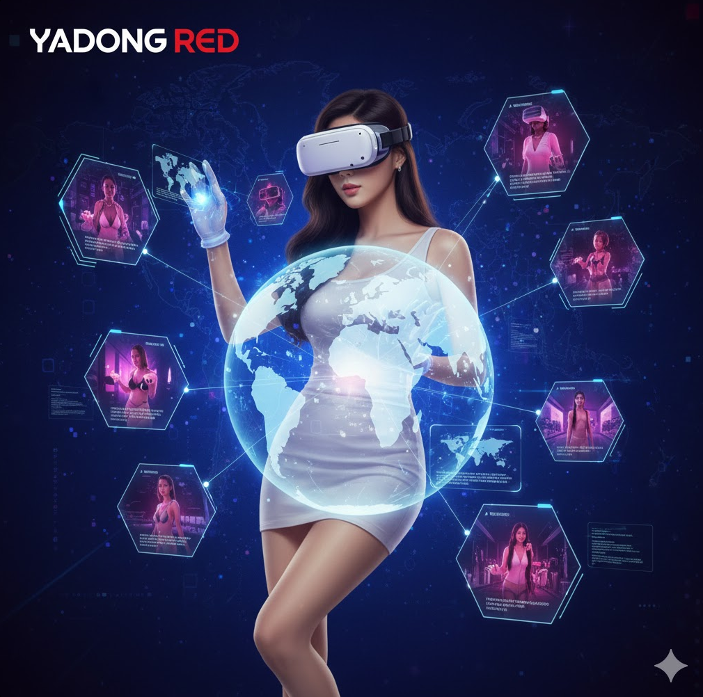 기술적 진화와 몰입감: 모바일 보급 이후 트래픽이 300% 급증한 현상을 반영하여, 가상현실(VR)과 AI 기술이 접목된 미래지향적 플랫폼 환경을 묘사합니다. 기술적 진화와 몰입감: 모바일 보급 이후 트래픽이 300% 급증한 현상을 반영하여, 가상현실(VR)과 AI 기술이 접목된 미래지향적 플랫폼 환경을 묘사합니다.